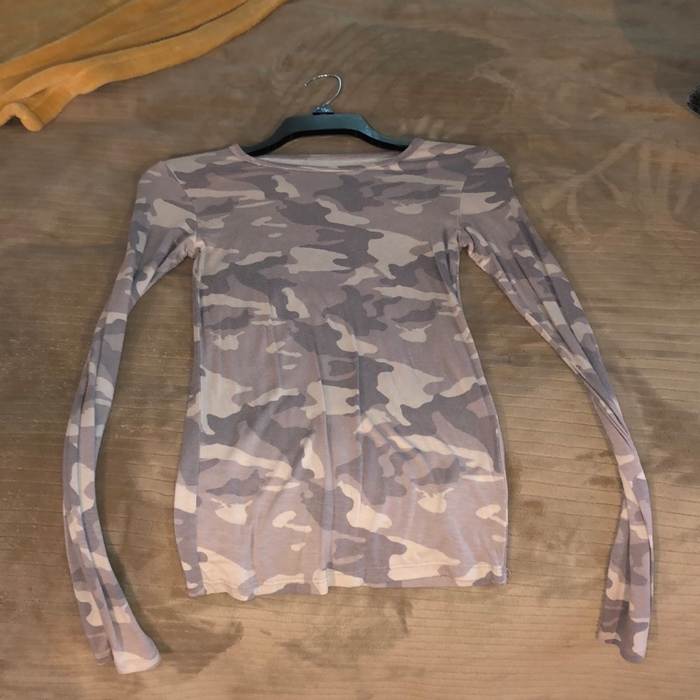 Long sleeve camo shirt